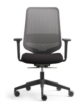  Кресло для персонала Dot Pro ткань коричневая