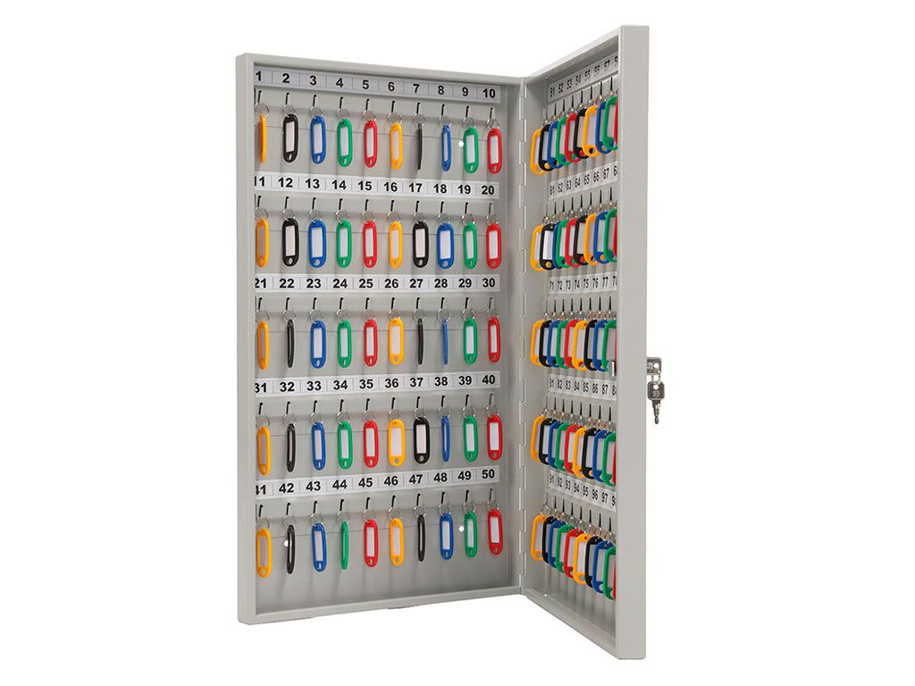  Шкаф для ключей металлический KEY-100 600x355x59
