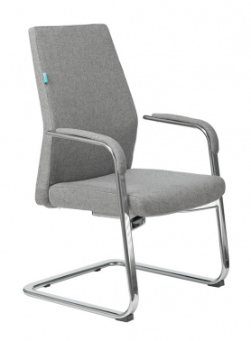  Кресло для посетителя  _JONS-LOW-V/CASHGREY кашемир серый