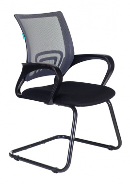  Кресло  для посетителя CH-695N-AV  сетка/ткань черная