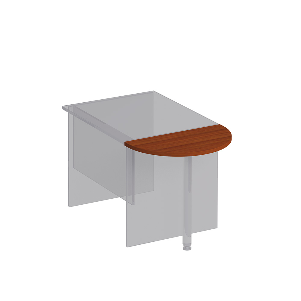Мебель для персонала Комфорт К 202 Брифинг-приставка к столу без опоры 75x40x2.5 французский орех